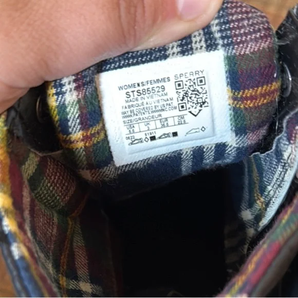 Sperry Black Quilted Duck Boots, Women’s 5.5 - Picture 4 of 6